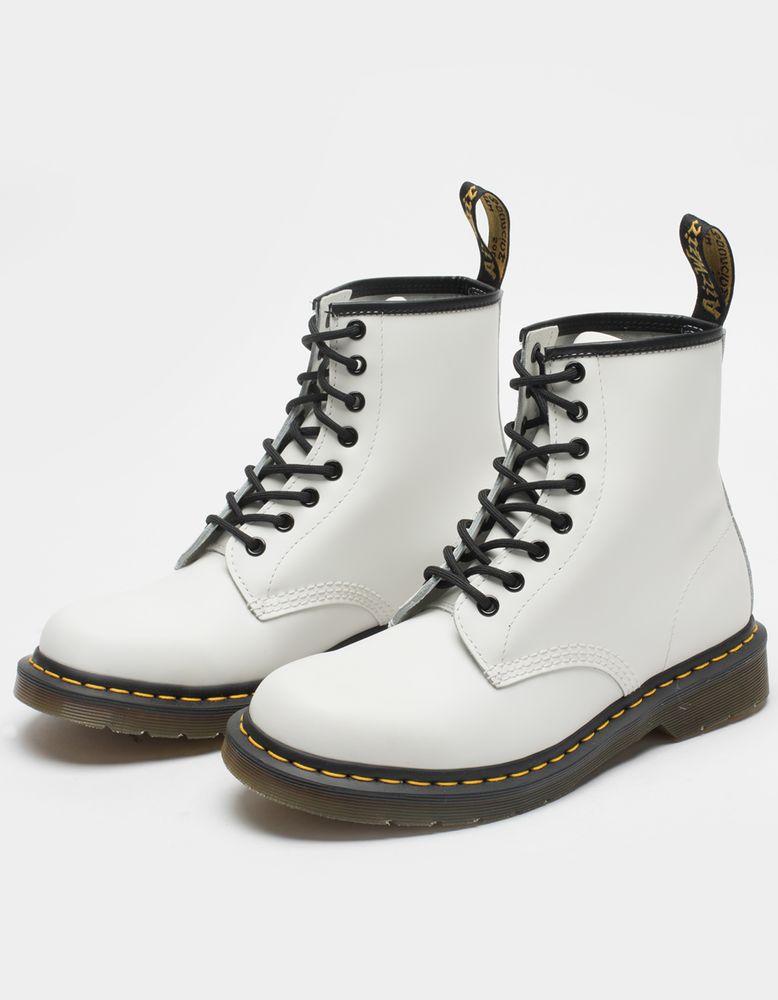 DR. MARTENS 1460 Unisex White Boots