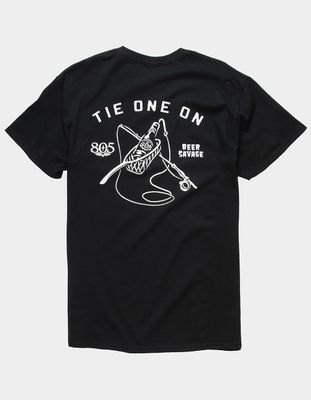 BEER SAVAGE x 805 Tie One On T-Shirt