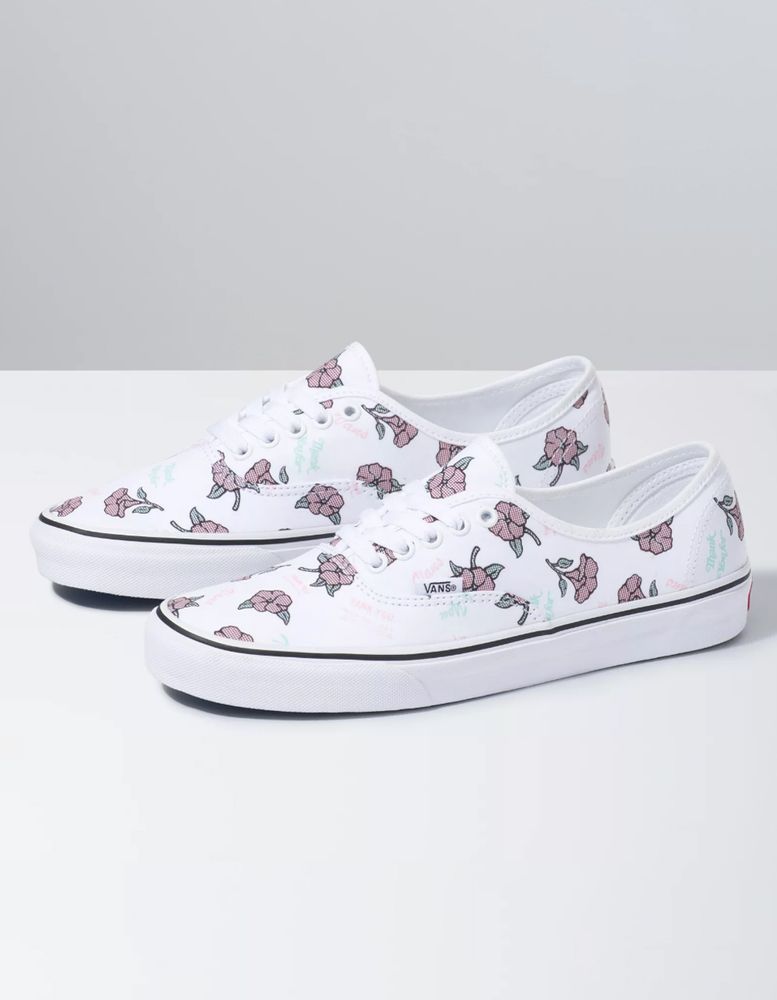 VANS Thank You Floral Authentic Shoes