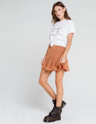 WEST OF MELROSE Ruffled Up Skort