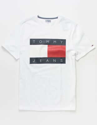 TOMMY JEANS Flag White T-Shirt