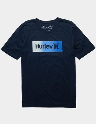 HURLEY One & Only Boxed Gradient Navy T-Shirt
