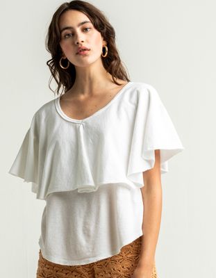 FREE PEOPLE Girl Talk Tee