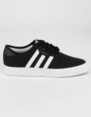 ADIDAS Seeley J Boys Black & White Shoes