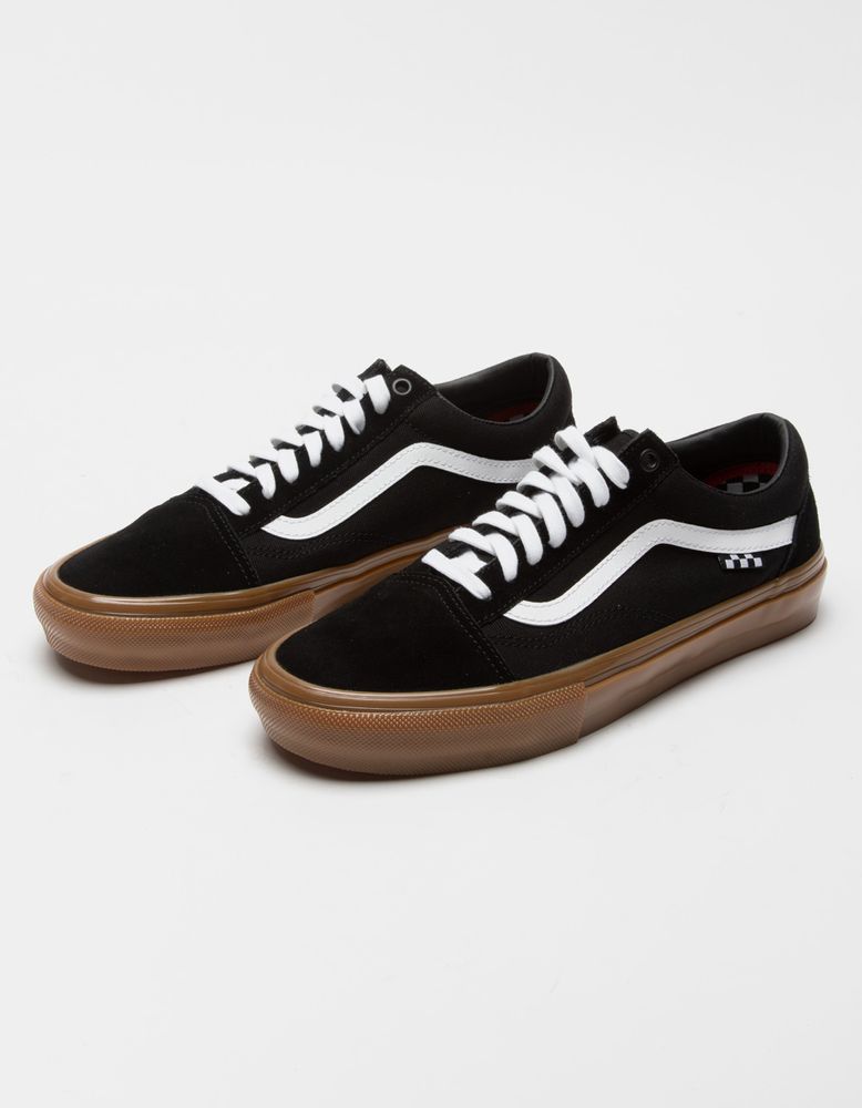 VANS Skate Black & Gum Old Skool Shoes