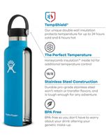 HYDRO FLASK Cobalt 24oz Standard Mouth Water Bottle