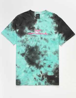 HUF Chemistry Wash Teal Blue T-Shirt