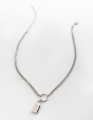 FULL TILT Lock Charm Necklace