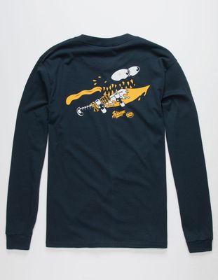 SANTA CRUZ Meek Slasher Club Navy T-Shirt