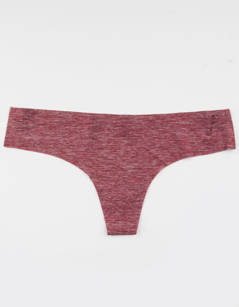 FULL TILT Space Dye Lasercut Burgundy Thong