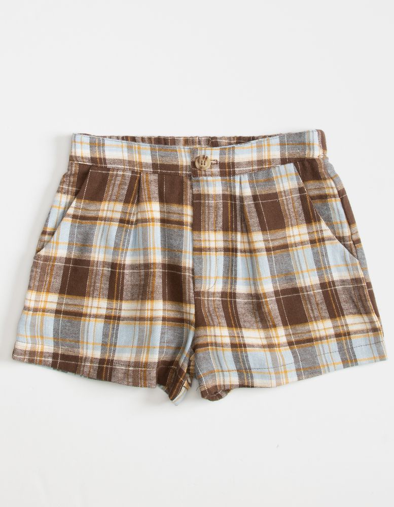 FULL TILT Girls Plaid Pleated Pant