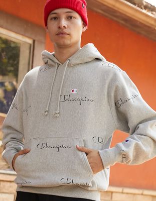 CHAMPION Reverse Weave Heather Gray Hoodie