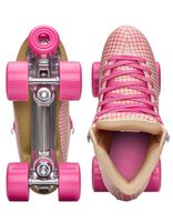 IMPALA ROLLERSKATES Pink Tartan Quad Skates