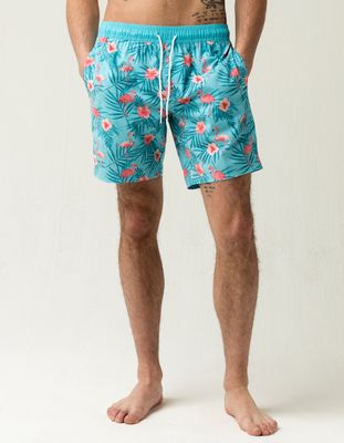 VALOR Flamingo Elastic Waist Hybrid Shorts