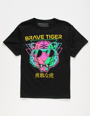 PLEASANT GETAWAY Brave Tiger Boys T-Shirt