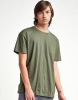 RSQ Olive Tall Pocket Tee