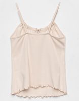 WHITE FAWN Ditsy Keyhole Girls Tank