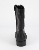 SODA Lace Up Black Combat Boots