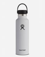 HYDRO FLASK White 21oz Standard Mouth Water Bottle