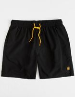 ELEMENT Canyon Black Volley Shorts