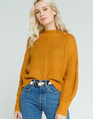 WEST OF MELROSE Get With Knit Chunky Sweater