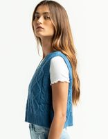 RSQ Slide Slit Blue Cable Vest