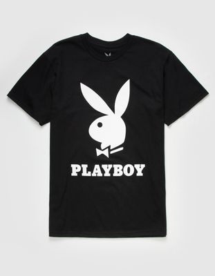 PLAYBOY Large Logo Black T-Shirt