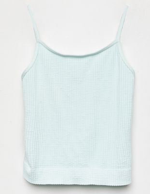 FULL TILT Ribbed Seamless Girls Mint Cami