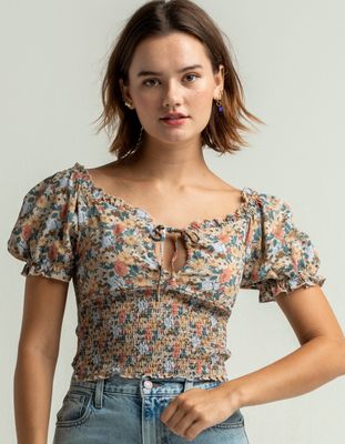 WEST OF MELROSE Key To My Heart Blouse