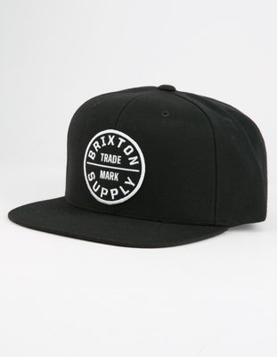 BRIXTON Oath III Black Snapback Hat