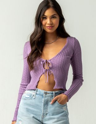 BDG Urban Outfitters Noori Tie Front Top