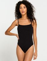 FULL TILT Square Neck One Piece Swimsuit