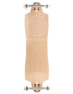 GOLDCOAST Classic Blond 36" Drop Through Longboard Skateboard