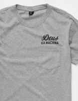 DEUS EX MACHINA Camperdown Address Heather Gray Pocket T-Shirt