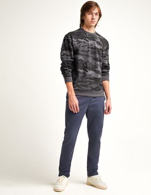 RSQ Slim Washed Navy Chinos
