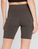 FULL TILT High Waisted Charcoal Biker Shorts