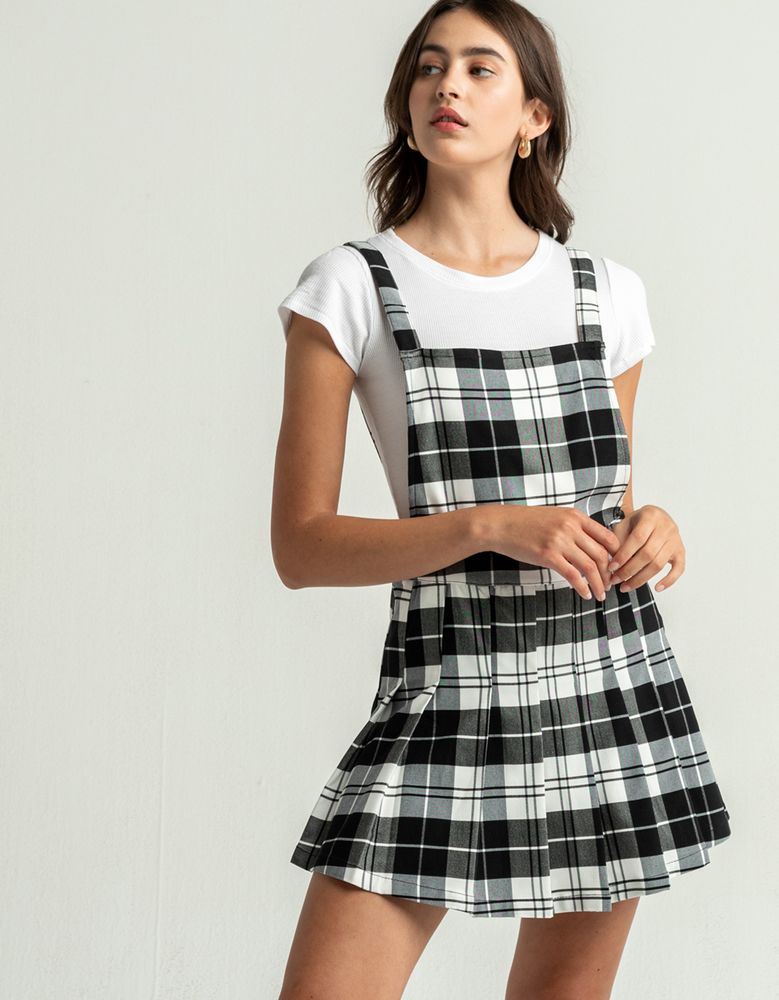 LOVE TREE Plaid Dress