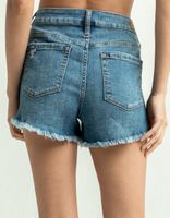 RSQ Vintage High Rise Ripped Denim Shorts