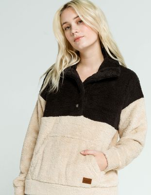 ROXY Dream Escape Sherpa Half Snap Jacket