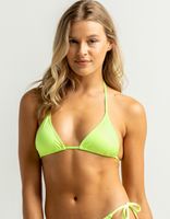 FULL TILT Lime Triangle Bikini Top