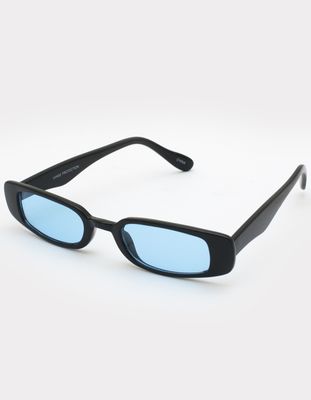Micro Rectangle Color Lens Sunglasses