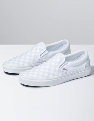 VANS Checkerboard Classic Slip-On True White Shoes