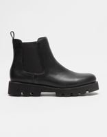 OASIS SOCIETY Black Flat Chelsea Boots