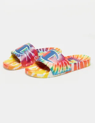 CHAMPION IPO Tie Dye Slide Sandals