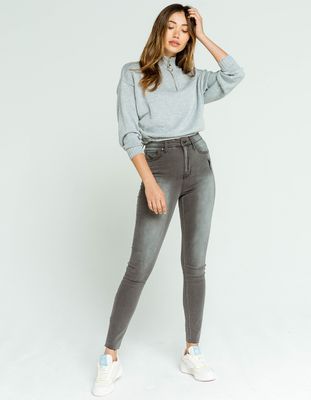 RSQ Super High Rise Gray Jeggings