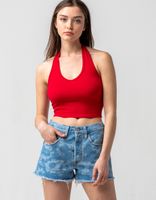 LEVI'S 501 High Rise Athens Blossom Denim Shorts