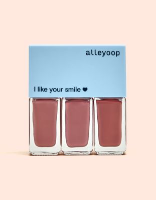 ALLEYOOP Multi Mood Lip Trio Mauve On Cream Matte & Gloss