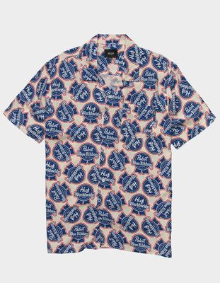 HUF x Pabst Blue Ribbon Button Up Shirt