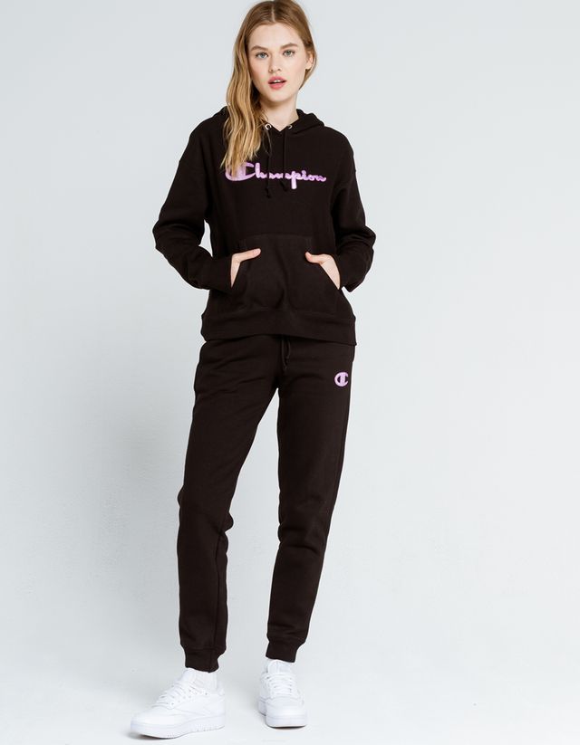 Champion Women's Relaxed Logo Print Hoodie & Sweatpant Jogger - Macy's