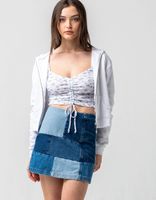 BDG Urban Outfitters Patchwork Pelmet Denim Skirt